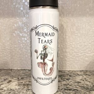 Ocean Whispers: Apothecary Mermaid Tears - 22 Oz. Stainless Steel Water Bottle